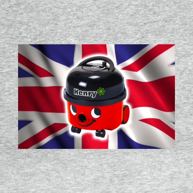 Henry Hoover with UK Flag by raiseastorm